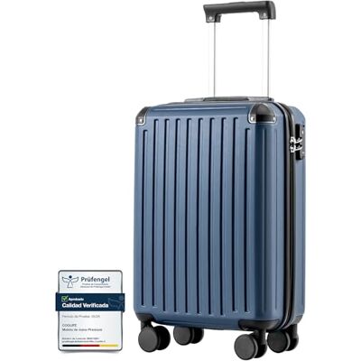COOLIFE Maleta Cabina 55x35x20 Ryanair EasyJet Equipaje de Mano Rígida ABS PC, Cerradura TSA, 4 ruedas gemelas 360°, ligera, resistente, trolley – para viajes de negocios, escapadas & fines de semana COOLIFE Maleta Cabina 55x35x20 Ryanair EasyJet Equipaje de Mano Rígida ABS PC, Cerradura TSA, 4 ruedas gemelas 360°, ligera, resistente, trolley – para viajes de negocios, escapadas & fines de semana