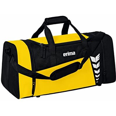 erima Bolsa de Deporte Six Wings, Amarillo/Negro, S erima Bolsa de Deporte Six Wings, Amarillo/Negro, S