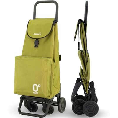 Garmol Carro de la Compra Térmico Plegable 55 litros Bolsillo Térmico Interior de 11 litros Carro de la Compra 4 Ruedas + 2 Giratorias Carrito Verde Aguacate Garmol Carro de la Compra Térmico Plegable 55 litros Bolsillo Térmico Interior de 11 litros Carro de la Compra 4 Ruedas + 2 Giratorias Carrito Verde Aguacate