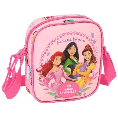 Safta PRINCESAS DISNEY Bandolera Pequeña, Bandolera Infantil, Bolso Niño, Ideal para Niños de 5 a 14 Años, Cómoda y Versátil, Calidad y Resistencia, 16x4x18 cm Safta PRINCESAS DISNEY Bandolera Pequeña, Bandolera Infantil, Bolso Niño, Ideal para Niños de 5 a 14 Años, Cómoda y Versátil, Calidad y Resistencia, 16x4x18 cm