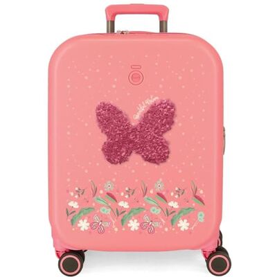 Disney Beautiful Natura Maleta de Cabina, Rosa, Rígida, 4 Ruedas Dobles Disney Beautiful Natura Maleta de Cabina, Rosa, Rígida, 4 Ruedas Dobles