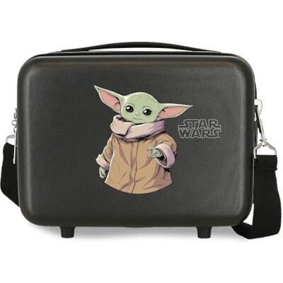 Star Wars Grogu Neceser Adaptable Negro 29x21x15 cms Rígido ABS 9,14L 0,8 kgs Star Wars Grogu Neceser Adaptable Negro 29x21x15 cms Rígido ABS 9,14L 0,8 kgs