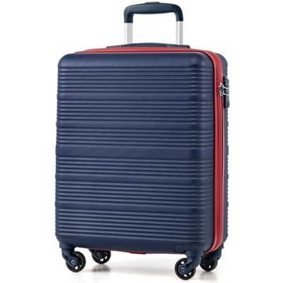 COOLIFE Maleta Cabina 55x40x20 para Easyjet, Trolley Cabina Ligera Equipaje de Mano para Viajes Cortos y Viajes de Negocios, Material ABS+PC, Candado TSA, 4 Ruedas de 360°, Mango Telescópico COOLIFE Maleta Cabina 55x40x20 para Easyjet, Trolley Cabina Ligera Equipaje de Mano para Viajes Cortos y Viajes de Negocios, Material ABS+PC, Candado TSA, 4 Ruedas de 360°, Mango Telescópico