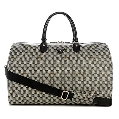 GUESS G-Wave Weekender Bolsa de lona con logotipo negro, 19.6 pulgadas, logotipo negro, bolsa de lona de 19.6 pulgadas, G-Wave Weekender, negro con logotipo, Duffle 19.6 Inches, G-wave Weekender - GUESS G-Wave Weekender Bolsa de lona con logotipo negro, 19.6 pulgadas, logotipo negro, bolsa de lona de 19.6 pulgadas, G-Wave Weekender, negro con logotipo, Duffle 19.6 Inches, G-wave Weekender -