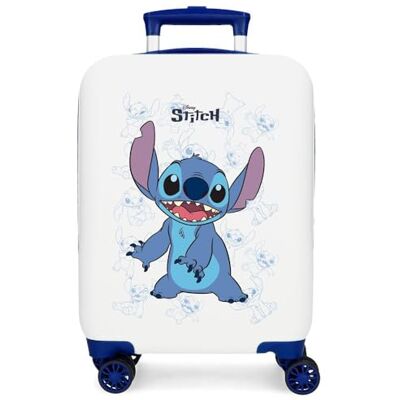 Disney Joumma Happy Stitch Maleta de Cabina Blanco 33x50x20 cms Rígido 2 kgs Cierre de combinación Lateral ABS 2 kgs 33L Equipaje de Mano Disney Joumma Happy Stitch Maleta de Cabina Blanco 33x50x20 cms Rígido 2 kgs Cierre de combinación Lateral ABS 2 kgs 33L Equipaje de Mano