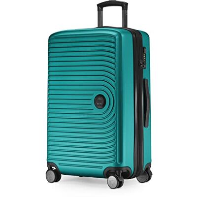 HAUPTSTADTKOFFER MITTE Maleta Mediana, Extensible, Equipaje rígido con ampliación de Volumen de 8 cm, TSA, 4 Ruedas Dobles engomadas, 68 cm, 88 litros, Turquesa HAUPTSTADTKOFFER MITTE Maleta Mediana, Extensible, Equipaje rígido con ampliación de Volumen de 8 cm, TSA, 4 Ruedas Dobles engomadas, 68 cm, 88 litros, Turquesa