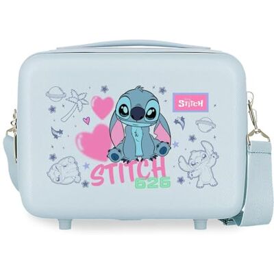 Disney Joumma Stitch Hearts Nececer Adaptable Azul 29x21x15 cms Rígido ABS 9,1L 0,8 kgs Disney Joumma Stitch Hearts Nececer Adaptable Azul 29x21x15 cms Rígido ABS 9,1L 0,8 kgs