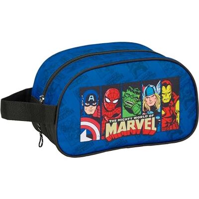 Safta Avengers Neceser Escolar Infantil Mediano con Asa, Neceser Infantil, Adaptable a Carro, Fácil Limpieza, Cómodo y Versátil, Calidad y Resistencia, 26x12x15 cm Safta Avengers Neceser Escolar Infantil Mediano con Asa, Neceser Infantil, Adaptable a Carro, Fácil Limpieza, Cómodo y Versátil, Calidad y Resistencia, 26x12x15 cm