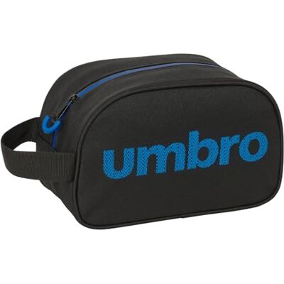 Safta Umbro Jet Black Neceser Escolar Infantil Mediano con Asa, Neceser Infantil, Adaptable a Carro, Fácil Limpieza, Cómodo y Versátil, Calidad y Resistencia, 26x12x15 cm Safta Umbro Jet Black Neceser Escolar Infantil Mediano con Asa, Neceser Infantil, Adaptable a Carro, Fácil Limpieza, Cómodo y Versátil, Calidad y Resistencia, 26x12x15 cm