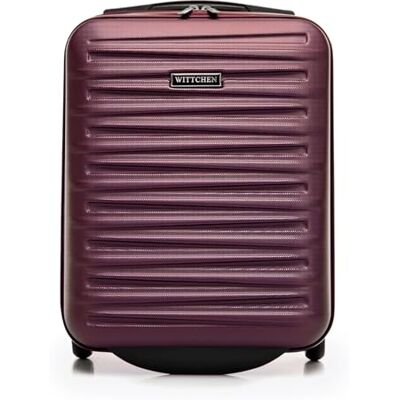 WITTCHEN Skyspeed Line Maleta de Cabina Libre a Bordo Equipaje de Cabina Maleta pequeña Maleta rígida ABS asa telescópica 2 Ruedas Pata Inferior Granate Ryanair/Vueling/Iberia/easyJet WITTCHEN Skyspeed Line Maleta de Cabina Libre a Bordo Equipaje de Cabina Maleta pequeña Maleta rígida ABS asa telescópica 2 Ruedas Pata Inferior Granate Ryanair/Vueling/Iberia/easyJet