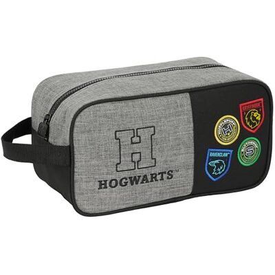 Safta Harry Potter House of Champions Zapatillero Mediano, Multiusos, Portatodo, Deporte, Extraescolares, Fútbol, Cómodo y Versátil, 29x14x15 cm, Color Gris Melange/Negro Safta Harry Potter House of Champions Zapatillero Mediano, Multiusos, Portatodo, Deporte, Extraescolares, Fútbol, Cómodo y Versátil, 29x14x15 cm, Color Gris Melange/Negro