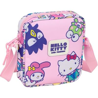 Safta HELLO KITTY & FRIENDS Bandolera Pequeña, Bandolera Infantil, Bolso Niño, Ideal para Niños de 5 a 14 Años, Cómoda y Versátil, Calidad y Resistencia, 16x4x18 cm Safta HELLO KITTY & FRIENDS Bandolera Pequeña, Bandolera Infantil, Bolso Niño, Ideal para Niños de 5 a 14 Años, Cómoda y Versátil, Calidad y Resistencia, 16x4x18 cm