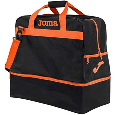 Joma Bolsa de Deporte Grande Training III, Talla S, Color Negro naranjta Joma Bolsa de Deporte Grande Training III, Talla S, Color Negro naranjta