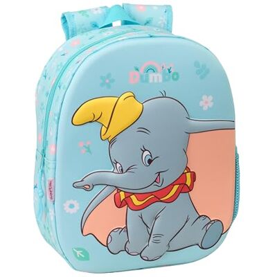 Safta DUMBO Mochila Escolar, con Diseño 3D, Ideal para Niños de Diferentes Edades, Cómoda y Versátil, Calidad y Resistencia, 27x10x33 cm Safta DUMBO Mochila Escolar, con Diseño 3D, Ideal para Niños de Diferentes Edades, Cómoda y Versátil, Calidad y Resistencia, 27x10x33 cm