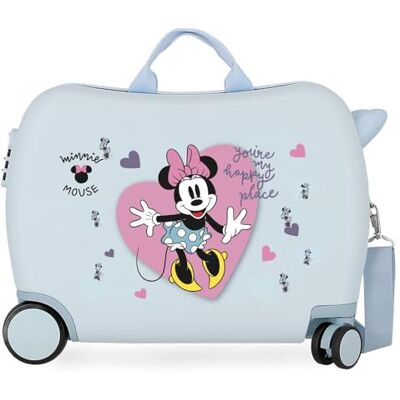 Disney Minnie My Happy Place Maleta Infantil Azul 50x39x20 cms Rígida ABS Cierre de combinación Lateral 34L 1,8 kgs 4 Ruedas Equipaje de Mano Disney Minnie My Happy Place Maleta Infantil Azul 50x39x20 cms Rígida ABS Cierre de combinación Lateral 34L 1,8 kgs 4 Ruedas Equipaje de Mano
