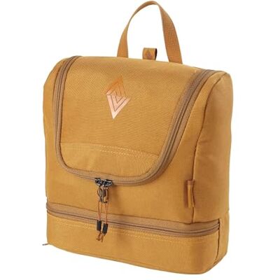 NITRO Travel Kit Bolsa de Aseo con Compartimento Inferior para Colgar, con Muchos Compartimentos de Almacenamiento, 25 x 24 x 11 cm, Amber Glow NITRO Travel Kit Bolsa de Aseo con Compartimento Inferior para Colgar, con Muchos Compartimentos de Almacenamiento, 25 x 24 x 11 cm, Amber Glow