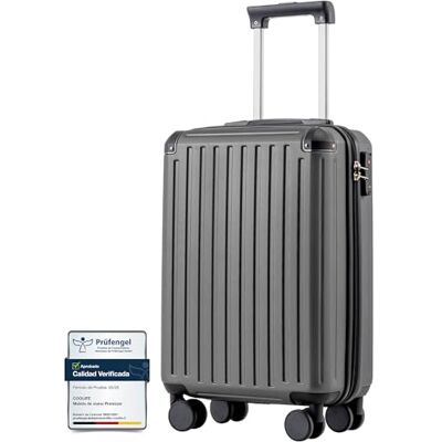 COOLIFE Maleta Cabina 55x35x20 Ryanair EasyJet Equipaje de Mano Rígida ABS PC, Cerradura TSA, 4 ruedas gemelas 360°, ligera, resistente, trolley – para viajes de negocios, escapadas & fines de semana COOLIFE Maleta Cabina 55x35x20 Ryanair EasyJet Equipaje de Mano Rígida ABS PC, Cerradura TSA, 4 ruedas gemelas 360°, ligera, resistente, trolley – para viajes de negocios, escapadas & fines de semana