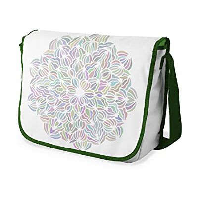 Bonamaison Bolso de mensajero con estampado digital con correa caqui para niñas y niños, regreso a la escuela, bolsas de mensajero para estudiantes, bandoleras, tamaño: 29 x 36 cm, multicolor, Bolsos Bonamaison Bolso de mensajero con estampado digital con correa caqui para niñas y niños, regreso a la escuela, bolsas de mensajero para estudiantes, bandoleras, tamaño: 29 x 36 cm, multicolor, Bolsos