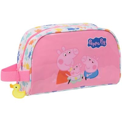 Safta PEPPA PIG BABY PIG Neceser Grande Niño, Neceser Infantil, Adaptable a Carro, Ideal para Niños de 5 a 14 Años, Cómodo y Versátil, Calidad y Resistencia, 26x16x9 cm Safta PEPPA PIG BABY PIG Neceser Grande Niño, Neceser Infantil, Adaptable a Carro, Ideal para Niños de 5 a 14 Años, Cómodo y Versátil, Calidad y Resistencia, 26x16x9 cm