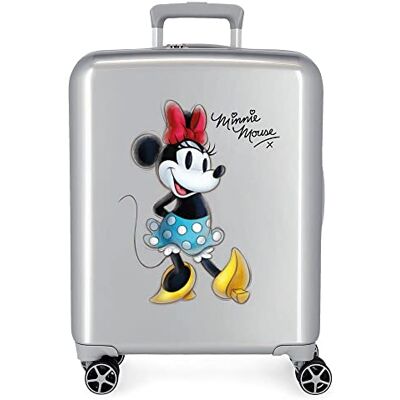 Disney Minnie Joyful Maleta de Cabina Gris 40x55x20 cms Rígida ABS Cierre TSA Integrado 38 Disney Minnie Joyful Maleta de Cabina Gris 40x55x20 cms Rígida ABS Cierre TSA Integrado 38