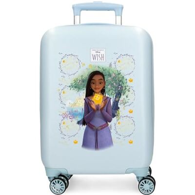Disney Joumma Wish Watch us Shine Maleta de Cabina Azul 33x50x20 cms Rígida ABS Cierre de combinación Lateral 28,4L 2 kgs 4 Ruedas Dobles Equipaje Mano Disney Joumma Wish Watch us Shine Maleta de Cabina Azul 33x50x20 cms Rígida ABS Cierre de combinación Lateral 28,4L 2 kgs 4 Ruedas Dobles Equipaje Mano