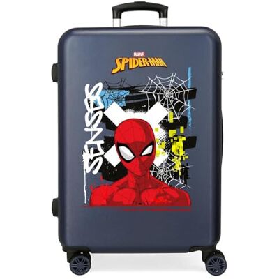 Disney Joumma Marvel Graffity of Spiderman Maleta Mediana Azul 46x65x23 cms Rígido 3 kgs Cierre de combinación Lateral ABS 3 kgs 56L Disney Joumma Marvel Graffity of Spiderman Maleta Mediana Azul 46x65x23 cms Rígido 3 kgs Cierre de combinación Lateral ABS 3 kgs 56L