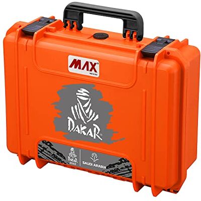 MAX 430S-DKR-ORANGE Maleta hermética Serie Dakar, Naranja, 426 x 290 x 159 mm MAX 430S-DKR-ORANGE Maleta hermética Serie Dakar, Naranja, 426 x 290 x 159 mm