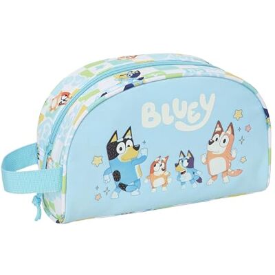 Safta BLUEY READY Neceser Grande Niño, Neceser Infantil, Adaptable a Carro, Ideal para Niños de 5 a 14 Años, Cómodo y Versátil, Calidad y Resistencia, 26x16x9 cm Safta BLUEY READY Neceser Grande Niño, Neceser Infantil, Adaptable a Carro, Ideal para Niños de 5 a 14 Años, Cómodo y Versátil, Calidad y Resistencia, 26x16x9 cm