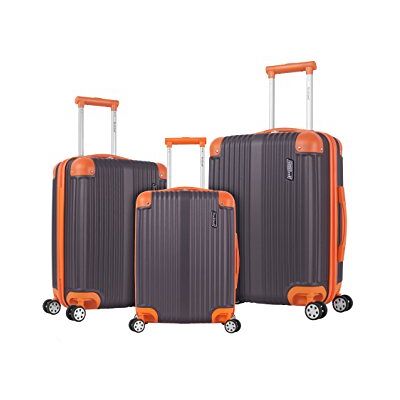 Rockland Equipaje Duro y Giratorio, Gris Oscuro, 3-Piece Set (20/24/28), Berlin Hardside Juego de Equipaje Extensible con Ruedas giratorias Rockland Equipaje Duro y Giratorio, Gris Oscuro, 3-Piece Set (20/24/28), Berlin Hardside Juego de Equipaje Extensible con Ruedas giratorias