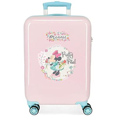 Disney Minnie Florals Maleta de Cabina Rosa 38x55x20 cms Rígida ABS Cierre de combinación Lateral 34L 2 kgs 4 Ruedas Dobles Equipaje de Mano Disney Minnie Florals Maleta de Cabina Rosa 38x55x20 cms Rígida ABS Cierre de combinación Lateral 34L 2 kgs 4 Ruedas Dobles Equipaje de Mano