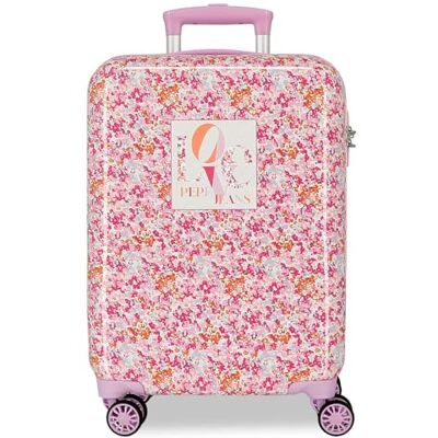 Pepe Jeans Sandra Maleta de Cabina, Rosa, 38x55x20 cms, ABS Pepe Jeans Sandra Maleta de Cabina, Rosa, 38x55x20 cms, ABS