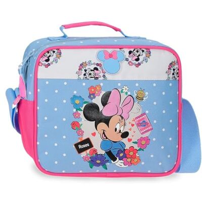 Disney Joumma Minnie Flowers Neceser Adaptable con Bandolera Azul Claro 23x20x9 cm Poliéster Disney Joumma Minnie Flowers Neceser Adaptable con Bandolera Azul Claro 23x20x9 cm Poliéster