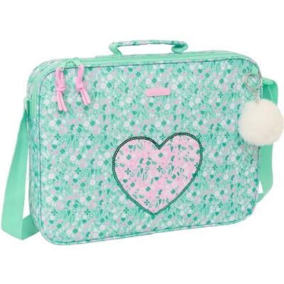Safta CUORE Cartera Extraescolares, Maletín Portatodo, Bandolera, Cómoda y Versátil, Calidad y Resistencia, 38x6x28 cm Safta CUORE Cartera Extraescolares, Maletín Portatodo, Bandolera, Cómoda y Versátil, Calidad y Resistencia, 38x6x28 cm