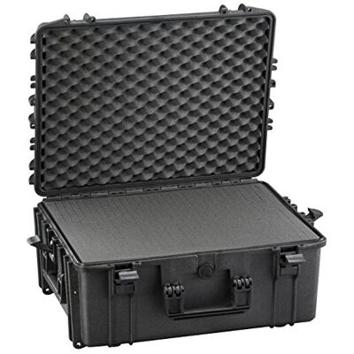 MAX Cases 540H245SHDS.079 Negro Maleta hermética con espuma pre-cortada a cubetas de alta densidad dimensiones internas 538 x 405 x 245 mm MAX Cases 540H245SHDS.079 Negro Maleta hermética con espuma pre-cortada a cubetas de alta densidad dimensiones internas 538 x 405 x 245 mm