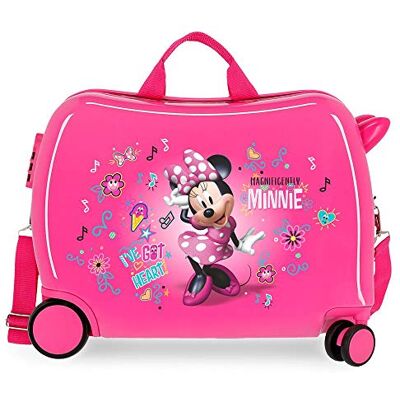 Disney Minnie Stickers Maleta Infantil Rosa 50x38x20 cms Rígida ABS Cierre combinación 34L 2,1Kgs 2 Ruedas Equipaje de Mano Disney Minnie Stickers Maleta Infantil Rosa 50x38x20 cms Rígida ABS Cierre combinación 34L 2,1Kgs 2 Ruedas Equipaje de Mano