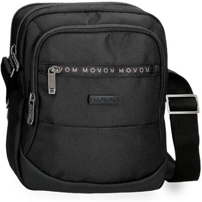 MOVOM Buster Bandolera Portatablet Dos Compartimentos Negro 22x27x10 cms Poliéster con detalles en Piel Sintética by Joumma Bags MOVOM Buster Bandolera Portatablet Dos Compartimentos Negro 22x27x10 cms Poliéster con detalles en Piel Sintética by Joumma Bags