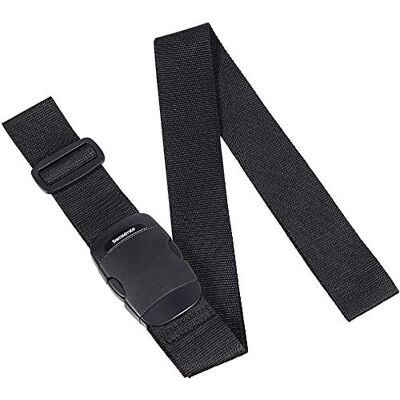 Samsonite Global TA – Correa para Equipaje 50 mm, Ajustable y Hebilla de Clic Robusta, Correa Segura para Equipaje para Viajes, Negro Samsonite Global TA – Correa para Equipaje 50 mm, Ajustable y Hebilla de Clic Robusta, Correa Segura para Equipaje para Viajes, Negro