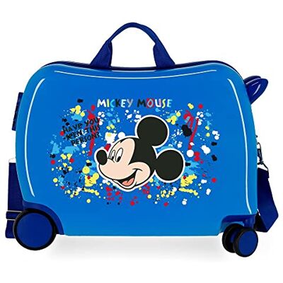 Disney Mickey Colour Mayhem Maleta Infantil Azul 50x38x20 cms Rígida ABS Cierre de combinación Lateral 34L 1,8 kgs 4 Equipaje de Mano Disney Mickey Colour Mayhem Maleta Infantil Azul 50x38x20 cms Rígida ABS Cierre de combinación Lateral 34L 1,8 kgs 4 Equipaje de Mano