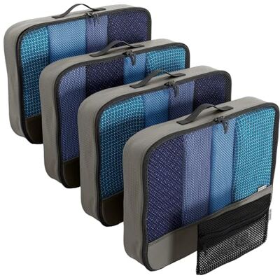 OW-Travel Bolsas Organizadoras Maleta de Viaje, Packing Cubes 5 Pzs L, Gris Organizador maleta viaje y organizador de maletas para ropa y equipaje, con bolsas organizadoras mochila viaje y luggage OW-Travel Bolsas Organizadoras Maleta de Viaje, Packing Cubes 5 Pzs L, Gris Organizador maleta viaje y organizador de maletas para ropa y equipaje, con bolsas organizadoras mochila viaje y luggage