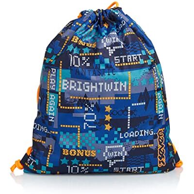 Seven SAKKY BAG brightwin Mochila con Cordón, Mochila Gym Sack, para adolescentes, niñas y niños, Gran Capacidad, Para La Escuela, El Deporte, El Tiempo Libre, Diseño Italiano Seven SAKKY BAG brightwin Mochila con Cordón, Mochila Gym Sack, para adolescentes, niñas y niños, Gran Capacidad, Para La Escuela, El Deporte, El Tiempo Libre, Diseño Italiano