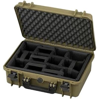 MAX Cases 430CAM.079 Sahara Maleta hermética para fotografía con divisiones Acolchadas Dimensiones internas 426 x 290 x 159 mm MAX Cases 430CAM.079 Sahara Maleta hermética para fotografía con divisiones Acolchadas Dimensiones internas 426 x 290 x 159 mm