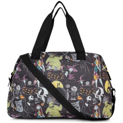 Disney Bolsa de Lona con Estampado de Mickey Mouse Friends All Over para Fin de Semana, Negro -, Talla única Disney Bolsa de Lona con Estampado de Mickey Mouse Friends All Over para Fin de Semana, Negro -, Talla única