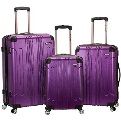 Rockland London Hardside Spinner Wheel Luggage, Morado, Talla única, Maletín rígido con Rueda giratoria de Londres Rockland London Hardside Spinner Wheel Luggage, Morado, Talla única, Maletín rígido con Rueda giratoria de Londres