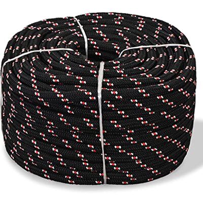 vidaXL Cuerda Marina de Polipropileno 10 mm 250 m Negra vidaXL Cuerda Marina de Polipropileno 10 mm 250 m Negra