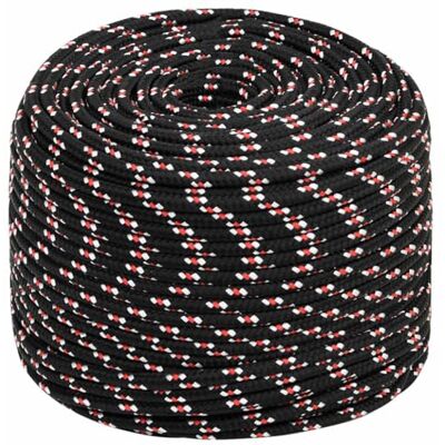 vidaXL Cuerda de Barco Polipropileno Negra 10 mm 500 m vidaXL Cuerda de Barco Polipropileno Negra 10 mm 500 m