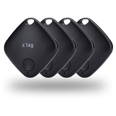 NK Air Tag Smart Pack 4 Localizador Compatible con Apple, Localizador de Objetos, Bluetooth (Android NO Funciona) Coche, Cartera, Maletas, Niños Pack 4 Unidades (Color Negro) NK Air Tag Smart Pack 4 Localizador Compatible con Apple, Localizador de Objetos, Bluetooth (Android NO Funciona) Coche, Cartera, Maletas, Niños Pack 4 Unidades (Color Negro)