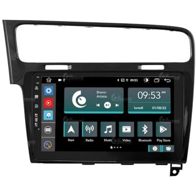 Jf Sound car audio system Radio de Coche para Volkswagen Golf 7 Negro Android GPS Bluetooth WiFi USB Dab+ Touchscreen 10" 8core Carplay AndroidAuto Jf Sound car audio system Radio de Coche para Volkswagen Golf 7 Negro Android GPS Bluetooth WiFi USB Dab+ Touchscreen 10" 8core Carplay AndroidAuto