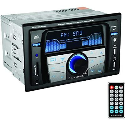 Majestic SV 517 RDS BT Dab, Radio FM estéreo con Dab+ y Bluetooth para Coche, Doble DIN, entradas USB/SD/AUX-in, Cargador USB, 180 W (45 W x 4 Canales), Color Negro Majestic SV 517 RDS BT Dab, Radio FM estéreo con Dab+ y Bluetooth para Coche, Doble DIN, entradas USB/SD/AUX-in, Cargador USB, 180 W (45 W x 4 Canales), Color Negro