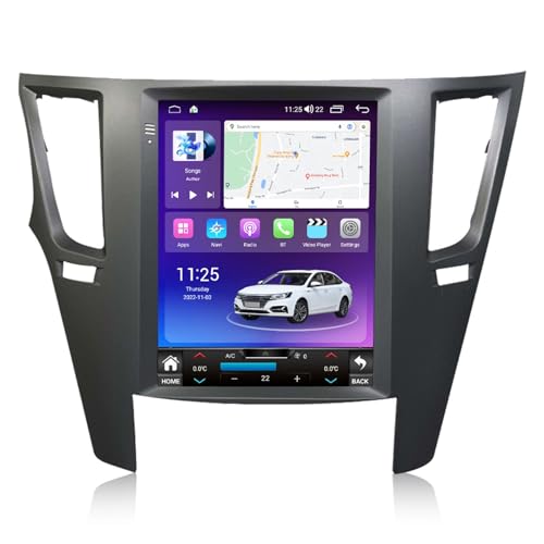 BOJONI Android 11.0 Radio Car Stereo para Subaru Outback 2009-2014 Autoradio 2 DIN Navegador GPS Bluetooth Mandos Volantes/RDS/USB 4G WiFi Carplay Reproductor Multimedia (Size : TS3 8-Core 3G+32G)