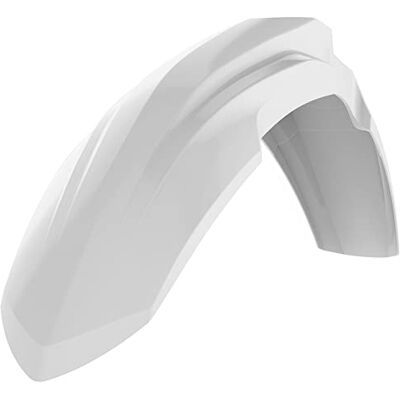 Polisport Guardabarros delantero réplica OEM fabricado en plástico brillante duradero y resistente compatible con motocicletas Honda en color blanco Polisport Guardabarros delantero réplica OEM fabricado en plástico brillante duradero y resistente compatible con motocicletas Honda en color blanco